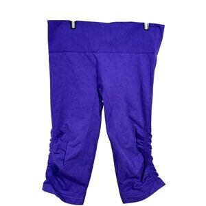 Lululemon In the Flow Crop II Purple Leggings Size 12